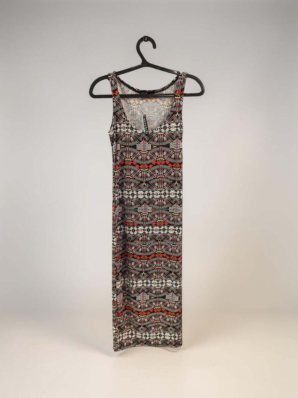 Love by Chesley Geometric‎ Print Sleeveless Midi Dress, Size S
